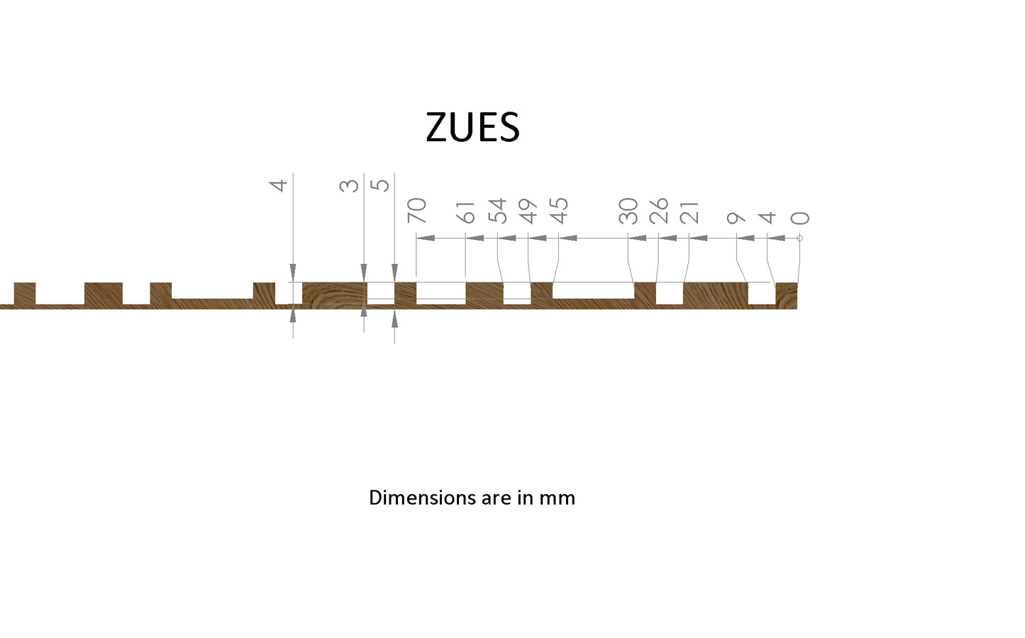 8' x 4' Zeus - Decorative Panel